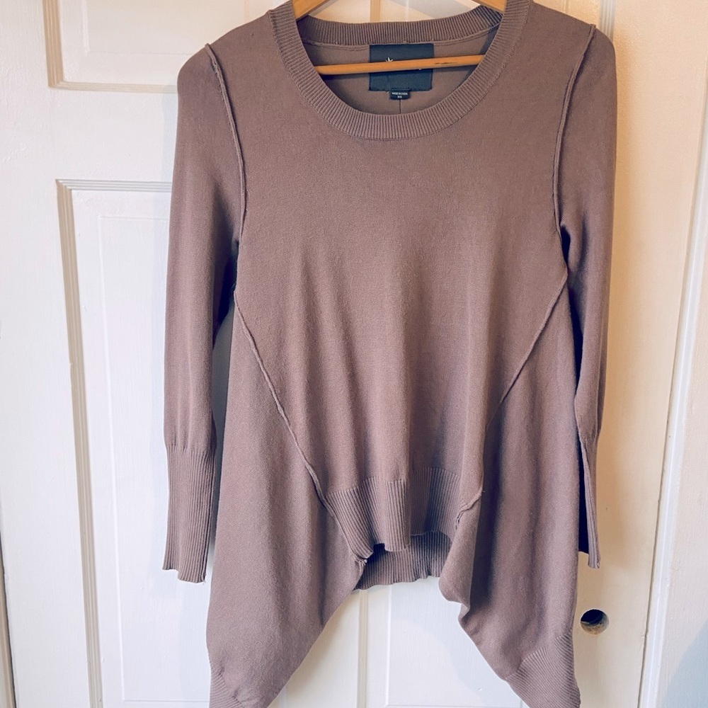 Paper Crane Asymmetrical Pullover Top Size XS